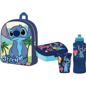 Lilo a Stitch Batoh Disney Stitch modrý s doplňky