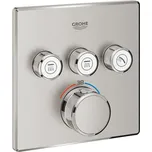 Sprchová a vanová baterie GROHE Grohtherm SmartControl bez podomítkového tělesa supersteel 29126DC0