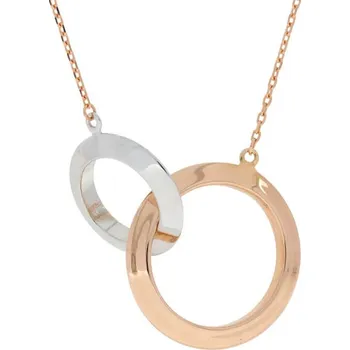 Náhrdelník Náhrdelník s dvěma zlatými kroužky