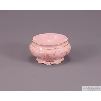 Sonáta, popelník 8,5 cm, růžový porcelán, Leander