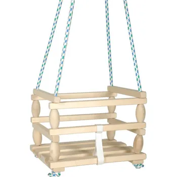 Dětská houpačka Drevená hojdačka Baby
