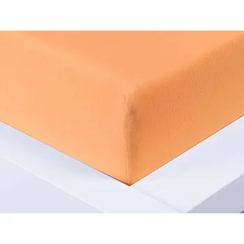 Prostěradlo XPOSE® Jersey prostěradlo Exclusive - meruňkové 180x200 cm, Jersey + Prodloužená možnost vrácení zboží do 50 dnů