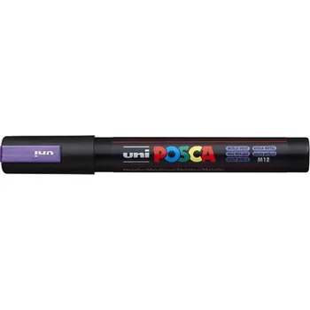 Posca popisovač / 2,5 mm - metal. fialová