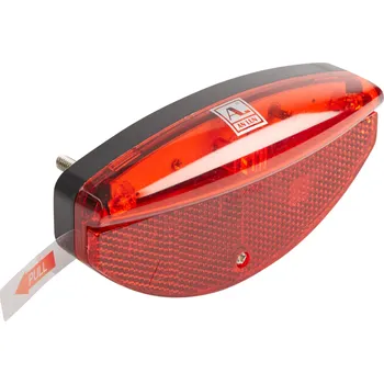 Cyklosvítilna OLYMPIQUE Zadní LED světlo na baterie 80 mm