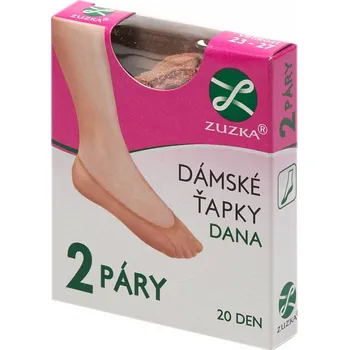 Dámské ponožky Recenze Zuzka Dana dámské ťapky 20 Den 2 páry tělové 23-27