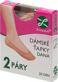 Dámské ponožky Zuzka Dana dámské ťapky 20 Den 2 páry tělové 23-27