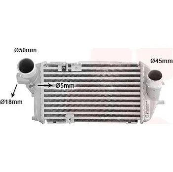 Chladič motoru Chladič turba VAN WEZEL 82014701