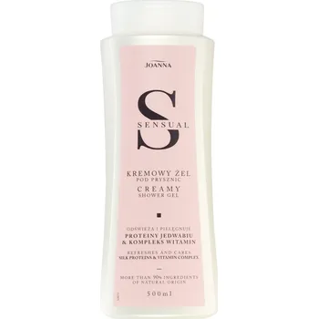 Koupelová kosmetika Joanna Sensual krémový sprchový gel Silk Proteins & Vitamin Complex 500 ml