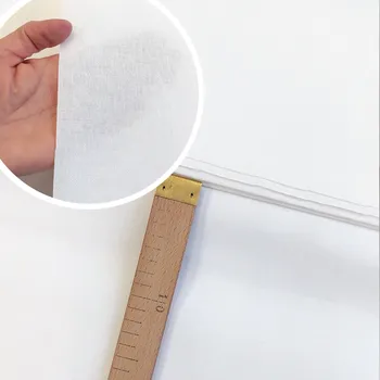 Vyšívací tkanina - Perlička - bílá