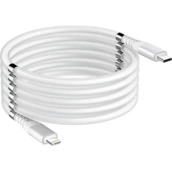 RC náhradní díl STABLECAM Magnetický samonavíjecí USB nabíjecí kabel (Type-C to Lightning)(90cm) - expresní doprava