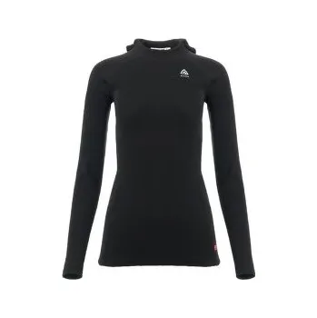 Dámská mikina Aclima WarmWool hoodsweater V2 Women Jet Black černá M