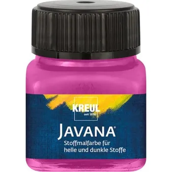 Výtvarná barva Kreul Barva na světlý a tmavý textil JAVANA 20 ml MAGENTA
