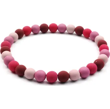 Náramek Moni dámský náramek skleněné korálky barevné P11