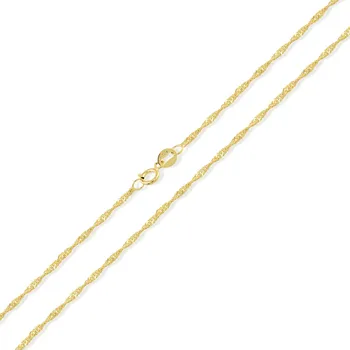 Řetízek Lillian Vassago Zlatý plný řetízek typu Singapur LLV31-GCH083 Barva zlata: Žlutá, Délka řetízku: 45 cm