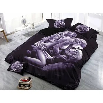 Povlečení XPOSE® 3D povlečení NESMRTELNÁ LÁSKA 140x200 cm, 70x90 cm, 3D + Prodloužená možnost vrácení zboží do 50 dnů