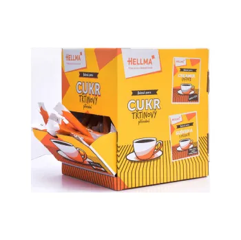 Přisada na vaření a pečení Sortiment ke kávě - cukr třtinový / 200 x 4 g