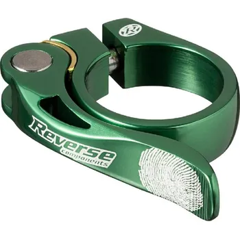 Sedlová spona - REVERSE Long Life QR 34,9mm - tmavě zelená