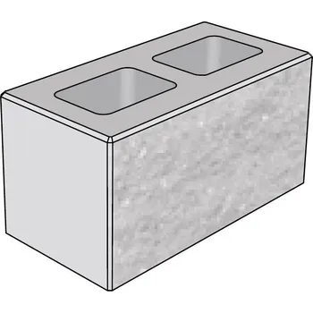 Příslušenství pro plot CSBLOK 20 sloupek šedá /50ks