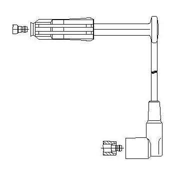 Zapalovací kabel zapalovací kabel, , BREMI, 165/46