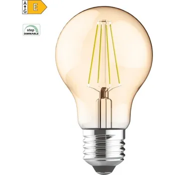 Žárovka LED Filament žárovka A60 Amber 8W/230V/E27/2700K/940Lm/360°/Step Dim