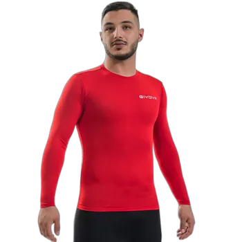 funkční tričko s dlouhým rukávem givova Corpus 3 červená 0012 XXL