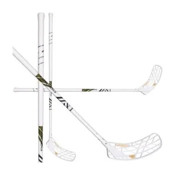 Florbal Oxdog ULTRALIGHT HES 27 AU ROUND MBC2 Florbalová hůl bílá / zlatá, Levá (levá ruka dole), 103cm (=113cm)