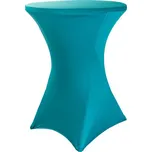 TENTino Elastický ubrus STANDARD na koktejlový bistro stůl 80 cm VÍCE BAREV Barva ubrusu: TYRKYSOVÁ / TURQUOISE
