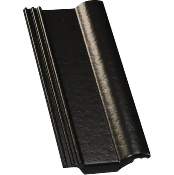 betonová krytina KM BETA Beta Briliant půlená černá 1 ks