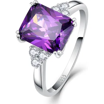 Šperkovnice Stříbrný prsten s Ametystem 925/1000