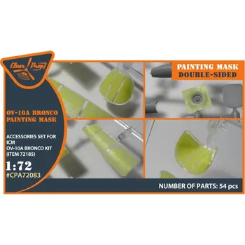 Plastikový model Clear Prop models 1/72 OV-10 A/D Bronco double-sided painting mask