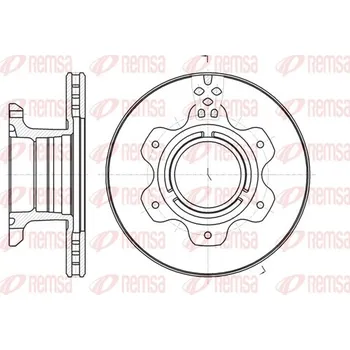 Brzdový kotouč Brzdový kotouč REMSA 61191.10