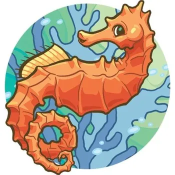 Odstranitelné tetování Mořský koník - nalepovací tetování