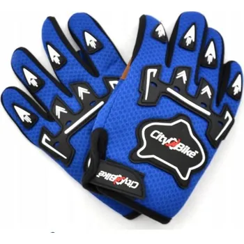 Motocross ATV rukavice dětské modrá L (18–19 cm)