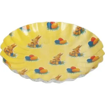 Jednorázové nádobí Talíř velikonoční pap.prům. 21cm 2 ks bal,cena 2ks