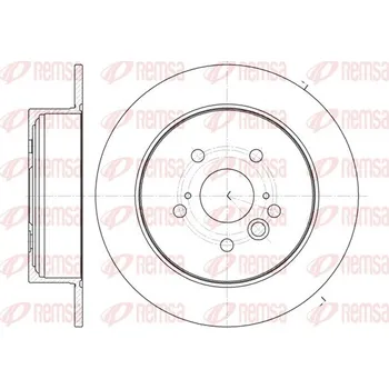 Brzdový kotouč Brzdový kotouč REMSA 61089.00