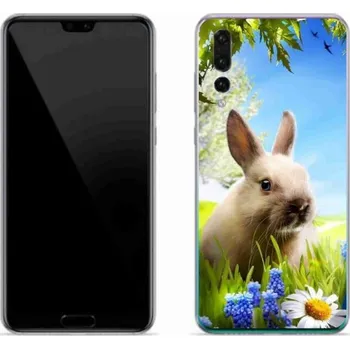 Pouzdro na mobilní telefon Gelový kryt mmCase na mobil Huawei P20 Pro - zajíček