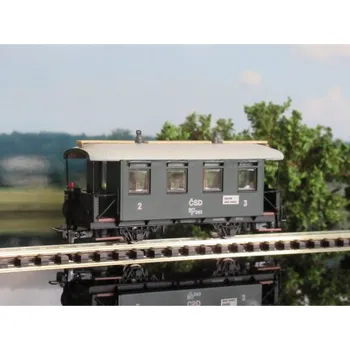 Modelová železnice H0e - limitovaná edice - osobní vůz BCi/u 243 ČSD ep.III