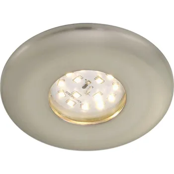 BRILONER LED vestavné svítidlo, pr. 9,3 cm, 5 W, matný nikl BRI 7227-012