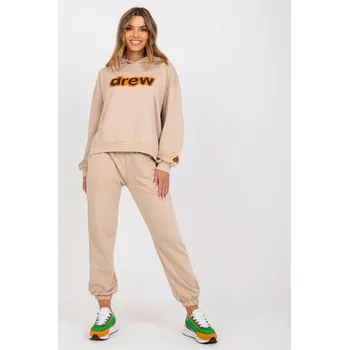 Tepláková souprava Drew neonově béžová