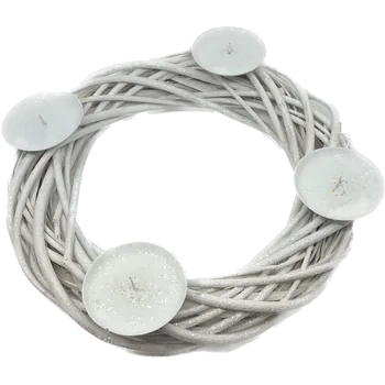 Vánoční dekorace Proutěný svícen