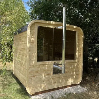 Sauna amRelax Finská sauna 200 Zaoblená kostka