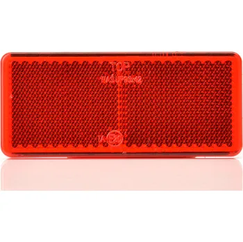 Reflexní prvek 96 x 42 mm vzadu s lepicí páskou