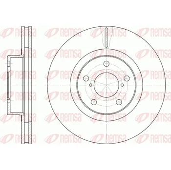 Brzdový kotouč Brzdový kotouč REMSA 6715.10