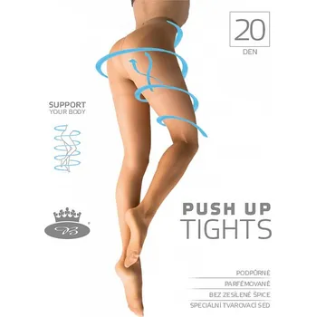 Dámské punčochy PUSH UP tights 20 DEN kompresní punčochové kalhoty Lady B