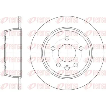 Brzdový kotouč Brzdový kotouč REMSA 6471.00