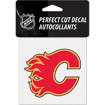 Puk WinCraft Samolepka Calgary Flames Perfect Cut Decal 10x10 397179
