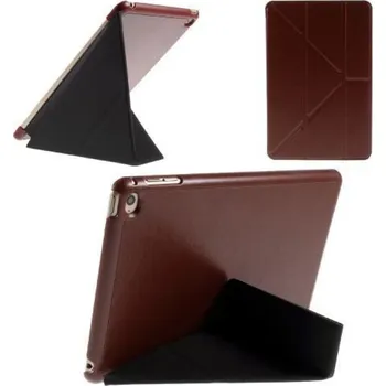 Pouzdro na tablet Origami polhovatelné pouzdro na iPad mini 4 - hnědé
