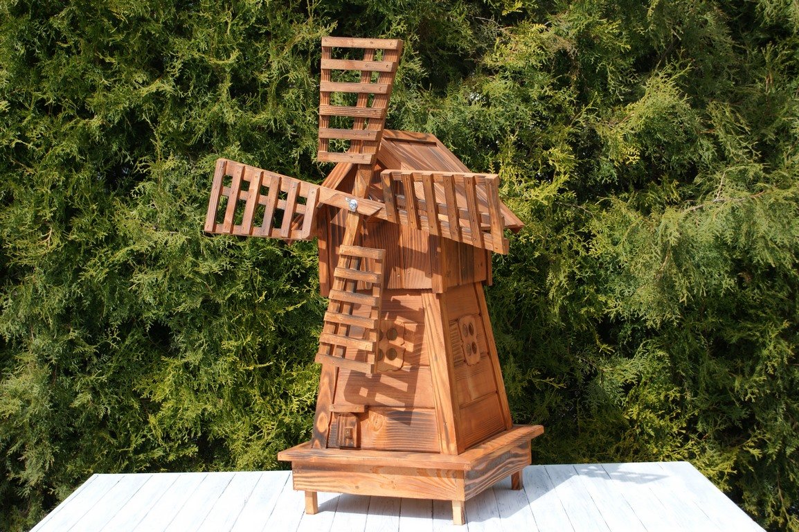 Zahradní dekorační větrný mlýn - Velký