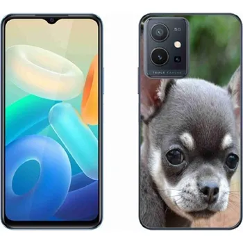 Pouzdro na mobilní telefon Gelový obal mmCase na mobil Vivo Y55 5G - čivava