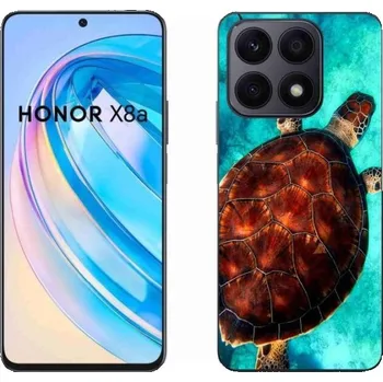 Pouzdro na mobilní telefon Gelový kryt mmCase na mobil Honor X8a - želva